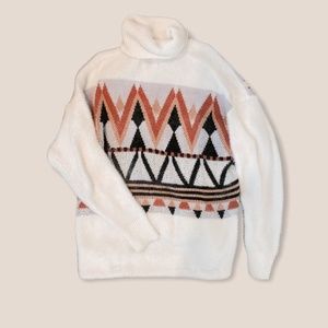 Forever 21 Fur Turtleneck Sweater